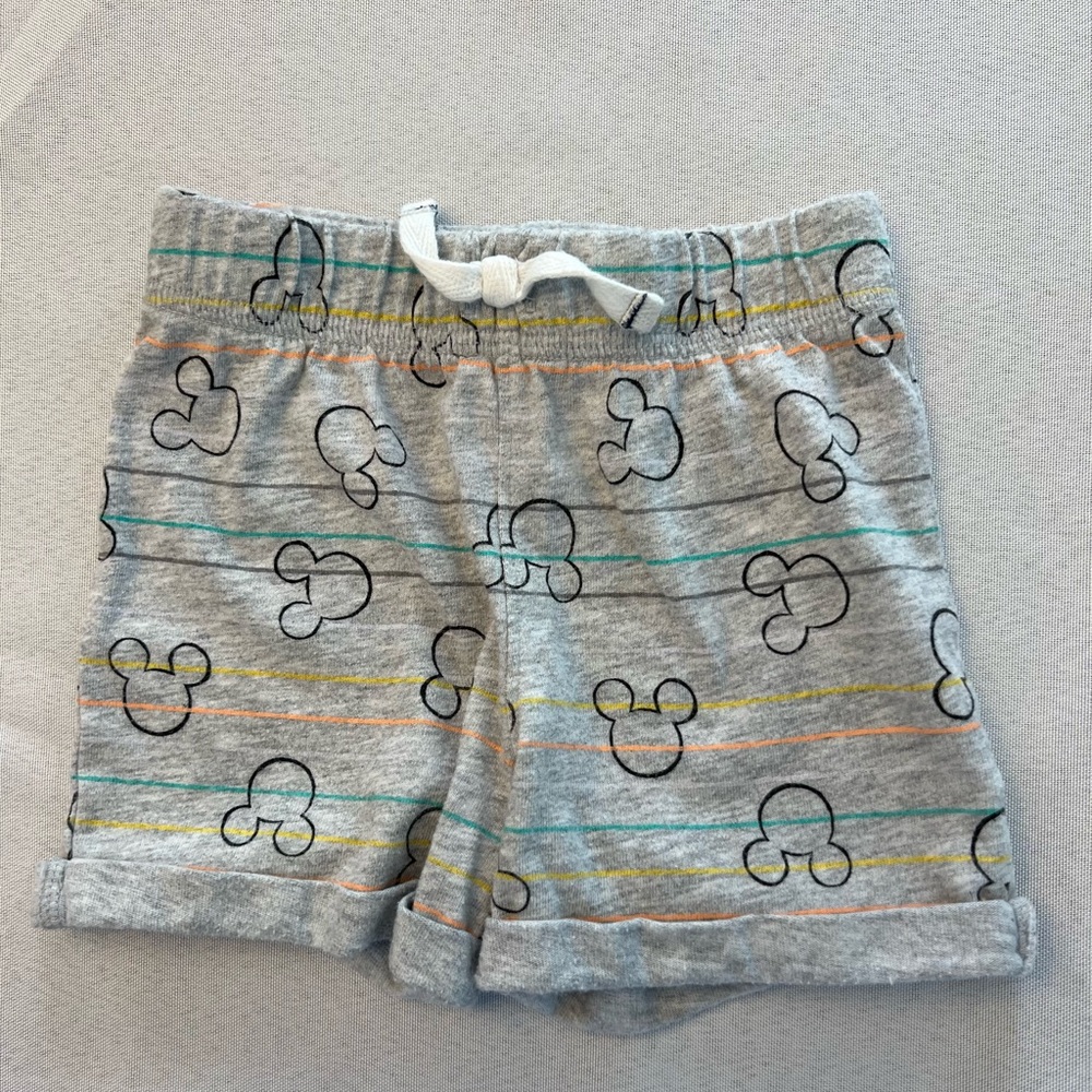 Sz 9m Baby Bean Disney Mickey cotton shorts.